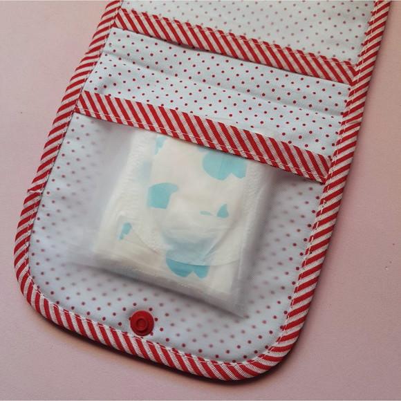 Porta Absorvente e Remédios em Tecido: Organize sua Bolsa
