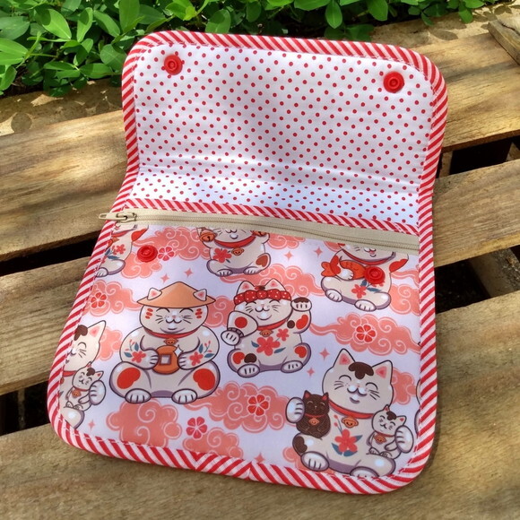 Carteirinha Envelope Maneki Neko