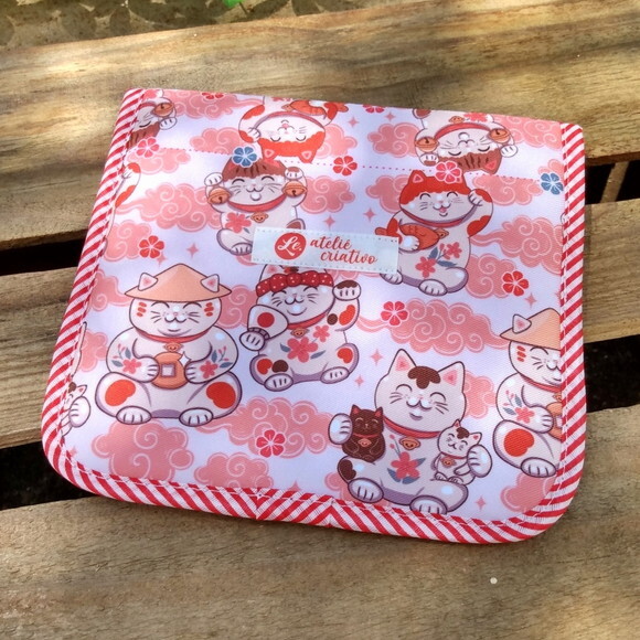 Carteirinha Envelope Maneki Neko