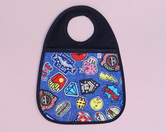 Kit Carro: Lixeirinha + Porta Documentos Jeans Pop