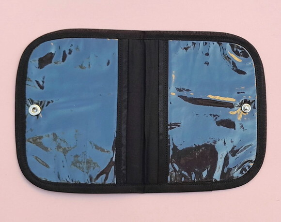 Kit Carro: Lixeirinha + Porta Documentos Jeans Pop