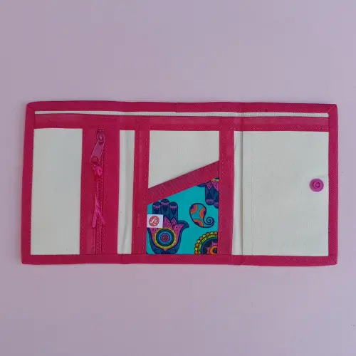 Carteira Feminina em Tecido – Compacta, Útil e Estilosa