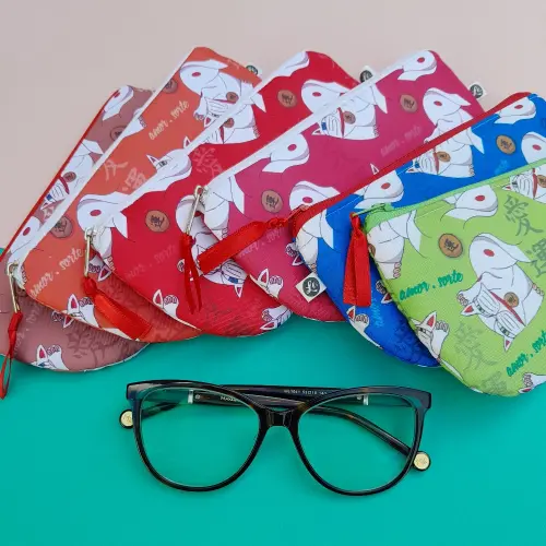 Porta Óculos - Gato da Sorte