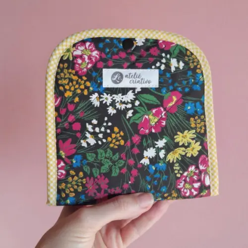 Necessaire Organizadora em Tecido Floral