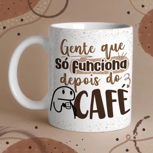 Caneca Frase Depois do Café Eu Me Expresso
