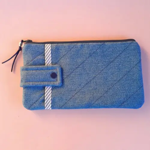 Carteira Porta Celular em Jeans