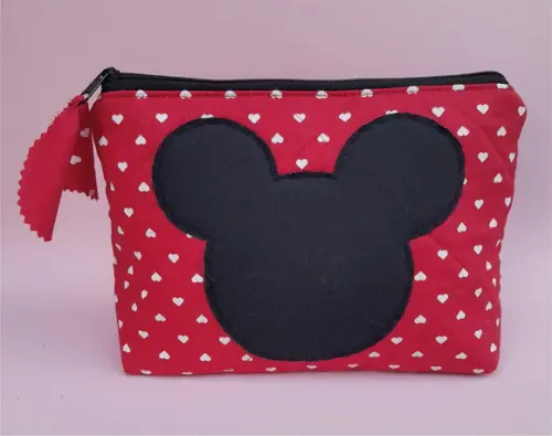 Necessaire em Tecido Mickey