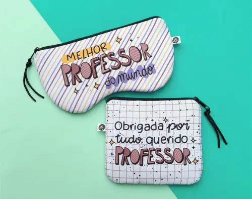 Kit Professor - Porta Óculos + Porta Moedas