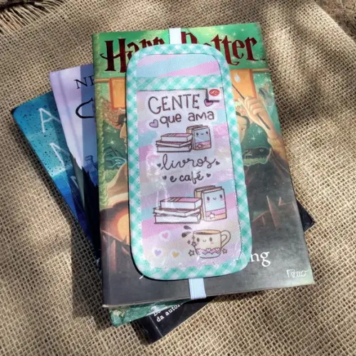 Marca Página de Livros - Gente Que Ama Livros e Café