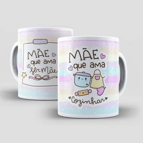 Caneca Mãe Que Ama Cozinhar
