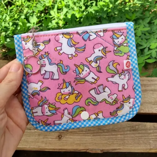 Porta Moedas Duplo Unicórnios
