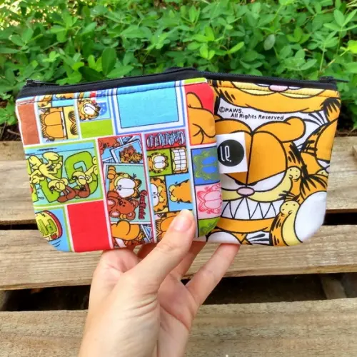 Duplinha Necessaire | Porta Moedas Garfield