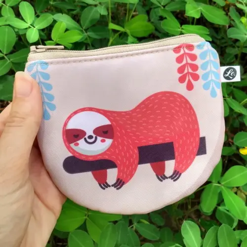 Porta Moedas Preguiça
