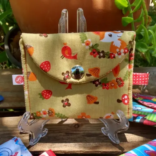 Mini Porta Moedas Raposinha