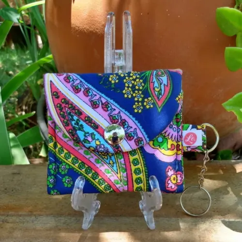 Mini Porta Moedas Paisley