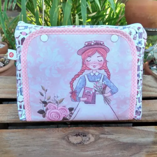 Necessaire Farmacinha em Tecido Estampa Anne