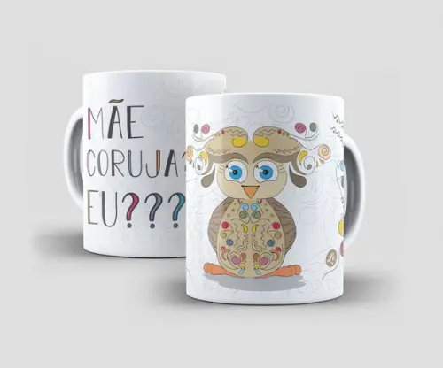 Caneca Mãe Coruja