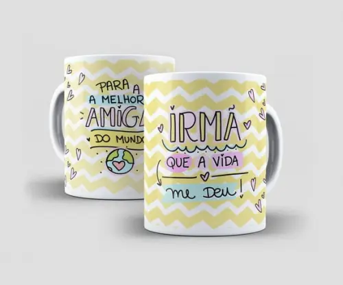Caneca - Amigas - Amiga, Irmã Que a Vida Me Deu