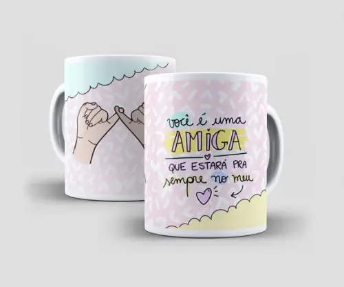 Caneca - Amigas - Amiga do Coração