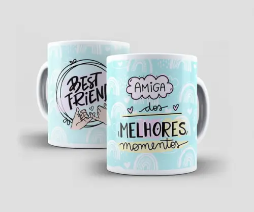 Caneca - Amigas - Amiga dos Melhores Momentos