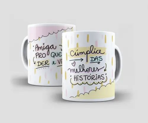 Caneca - Amigas - Amigas Cúmplices