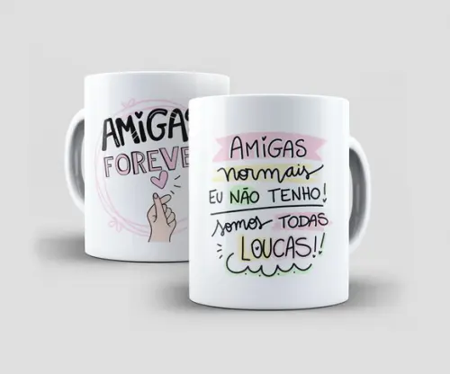 Caneca - Amigas - Amigas Forever