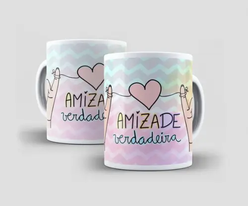 Caneca - Amigas - Amizade Verdadeira