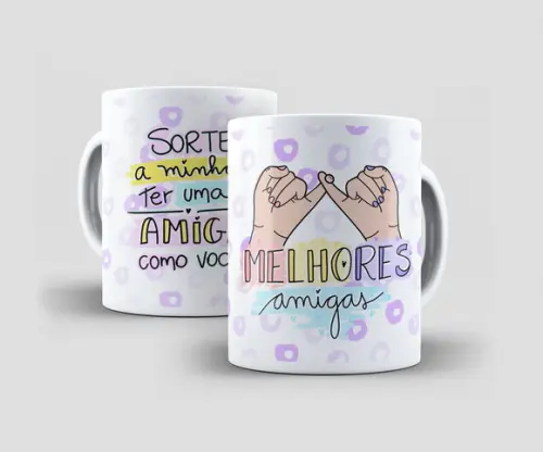 Caneca - Amigas - Melhores Amigas