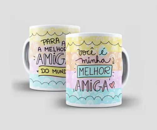 Caneca - Amigas - Melhor Amiga