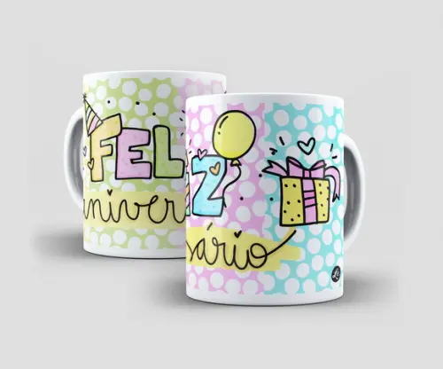 Caneca - Feliz Aniversário