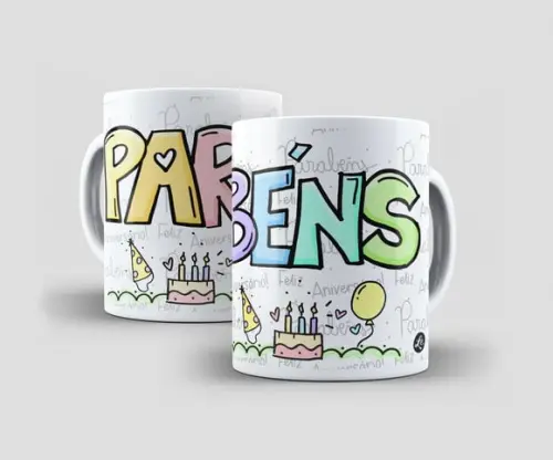 Caneca - Aniversário - Parabéns!