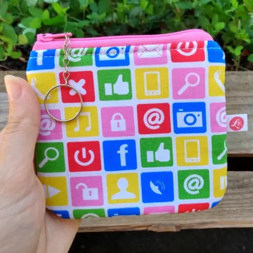 Necessaire | Porta Moedas Mídias Sociais