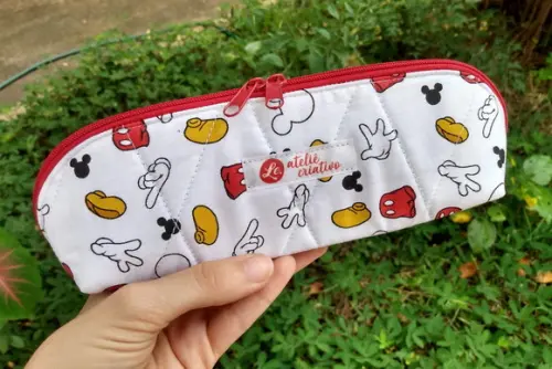 Estojoem Tecido com Estampa do Mickey