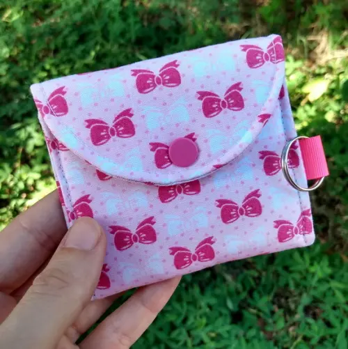 Mini Porta Moedas Laços