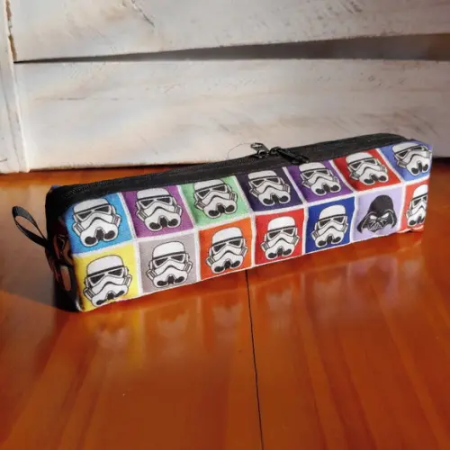 Estojo em Tecido Estampa Star Wars Stormtrooper