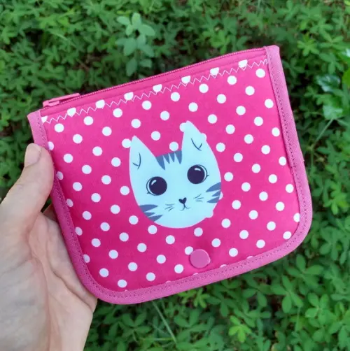 Porta Moedas | Carteirinha Gatinho Pink