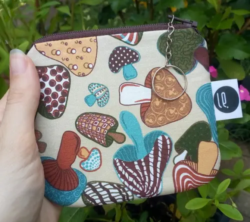 Necessaire | Porta Moedas Cogumelos