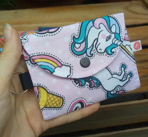 Porta Cartão Unicórnios
