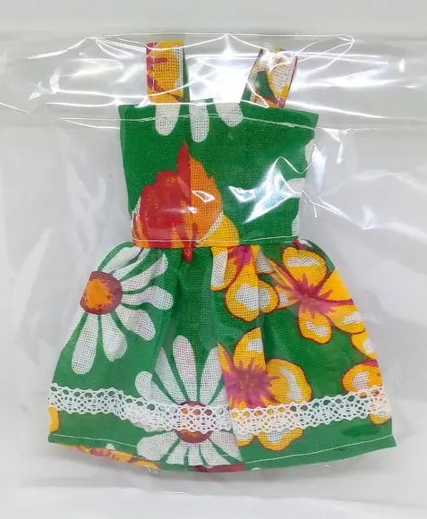 Vestido Barbie - Floral Verde