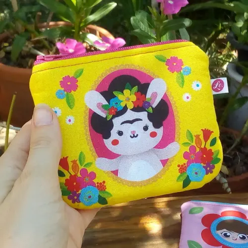 Necessaire | Porta Moedas Frida (meia Tigela)