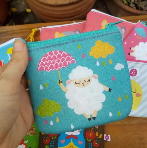 Necessaire | Porta Moedas Ovelha (meia Tigela)