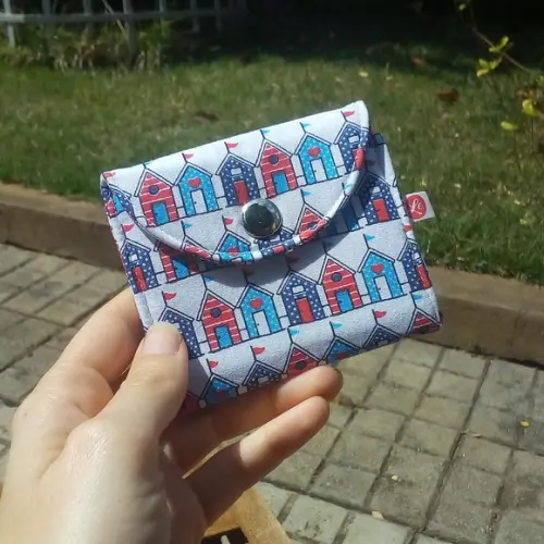 Mini Porta Moedas Casinhas