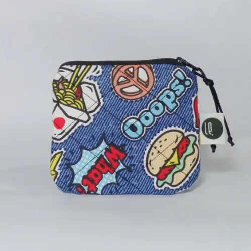 Porta Moedas Pop Art Jeans