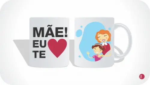 Caneca Mãe Eu Te Amo