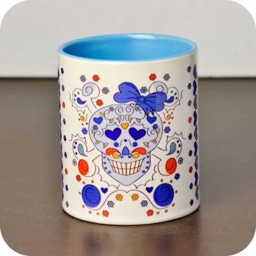 Caneca Caveirinha Azul