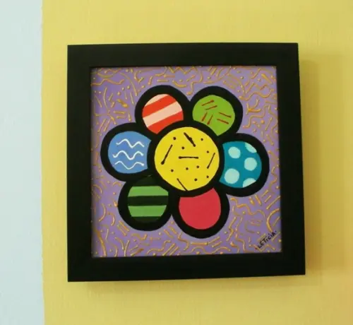 Conjunto de Quadrinhos Flor