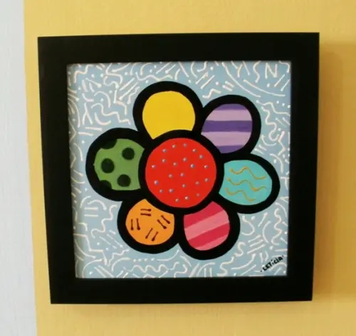 Conjunto de Quadrinhos Flor