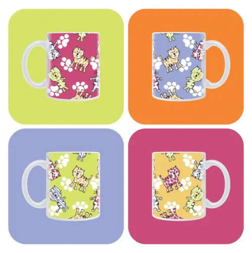 Conjunto de Canecas Gatinhos