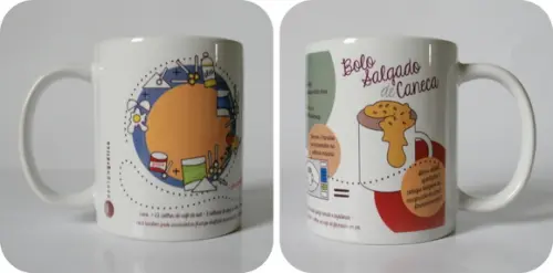 Caneca Receita de Bolo Salgado