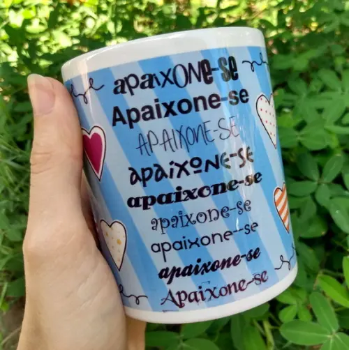 Caneca Apaixone-se Azul